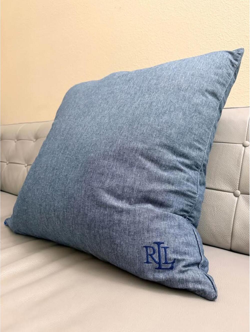 Ralph Lauren Home decorative throw pillow in a light blue color